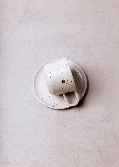 Mae Ceramics X Factory Coffee Cup and Saucer 6 oz
