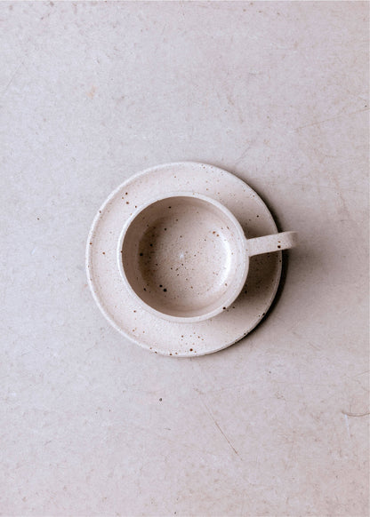 Mae Ceramics X Factory Coffee Cup and Saucer 6 oz