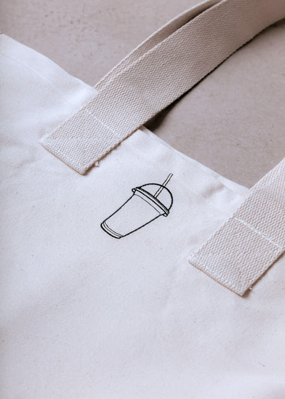 White The Factory Coffee TOTE