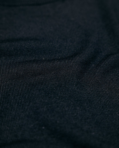 Black Long Sleeve Crew Neck Merino Jumper