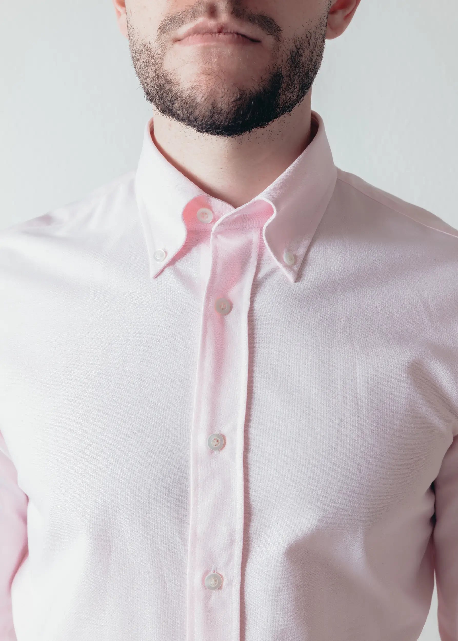 Soft Pink Oxford Button Down Shirt